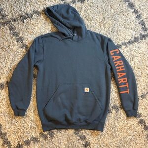 Dark navy blue Carhartt hoodie